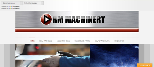 Website machinery supplier Combe Martin North Devon