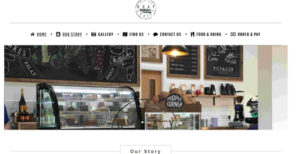 Cafe bar website Braunton